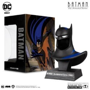 DC Direct - Batman (The Animated Series) Cowl Prop Replica 1:3 Scale Gold Label