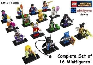 LEGO - DC Comics Super Heroes Series - Complete Set of 16 Building Toy Minifigures