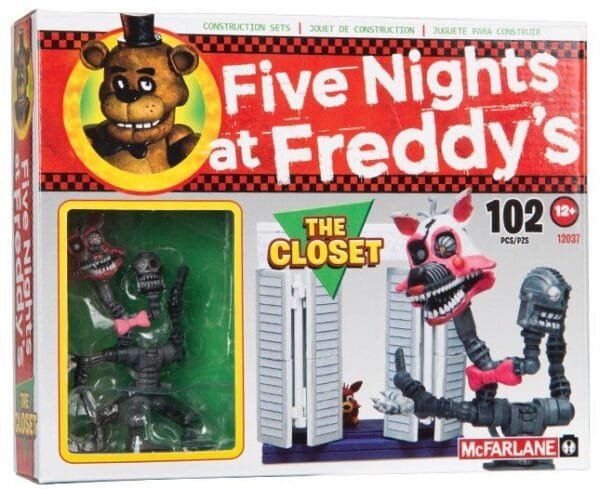 McFarlane Construction Set - Five Nights at Freddy's - The Closet + Nightmare Mangle Figure